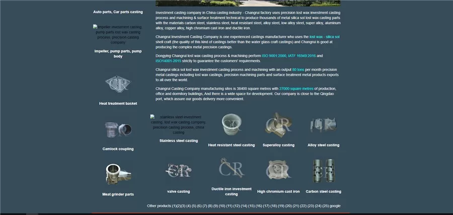 Changrui Investment Casting Co., Ltd